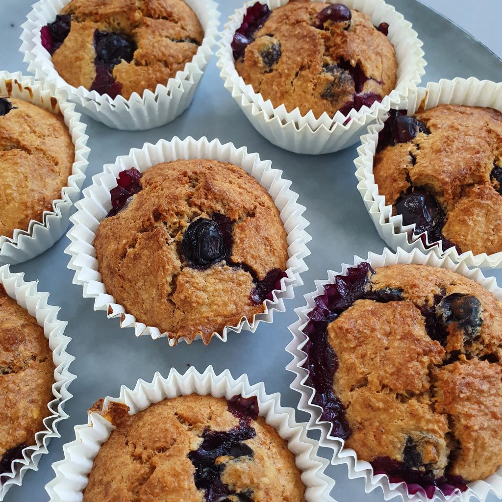 recept blueberry muffins